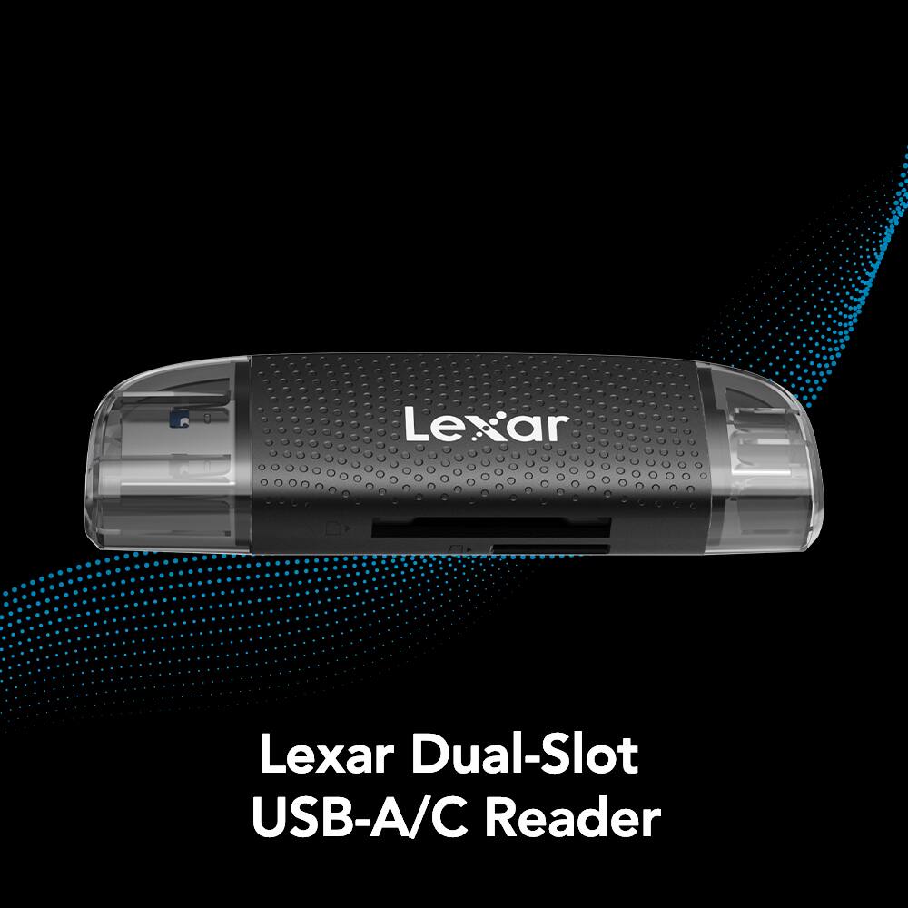 Lexar Dual-Slot USB-A/C Reader