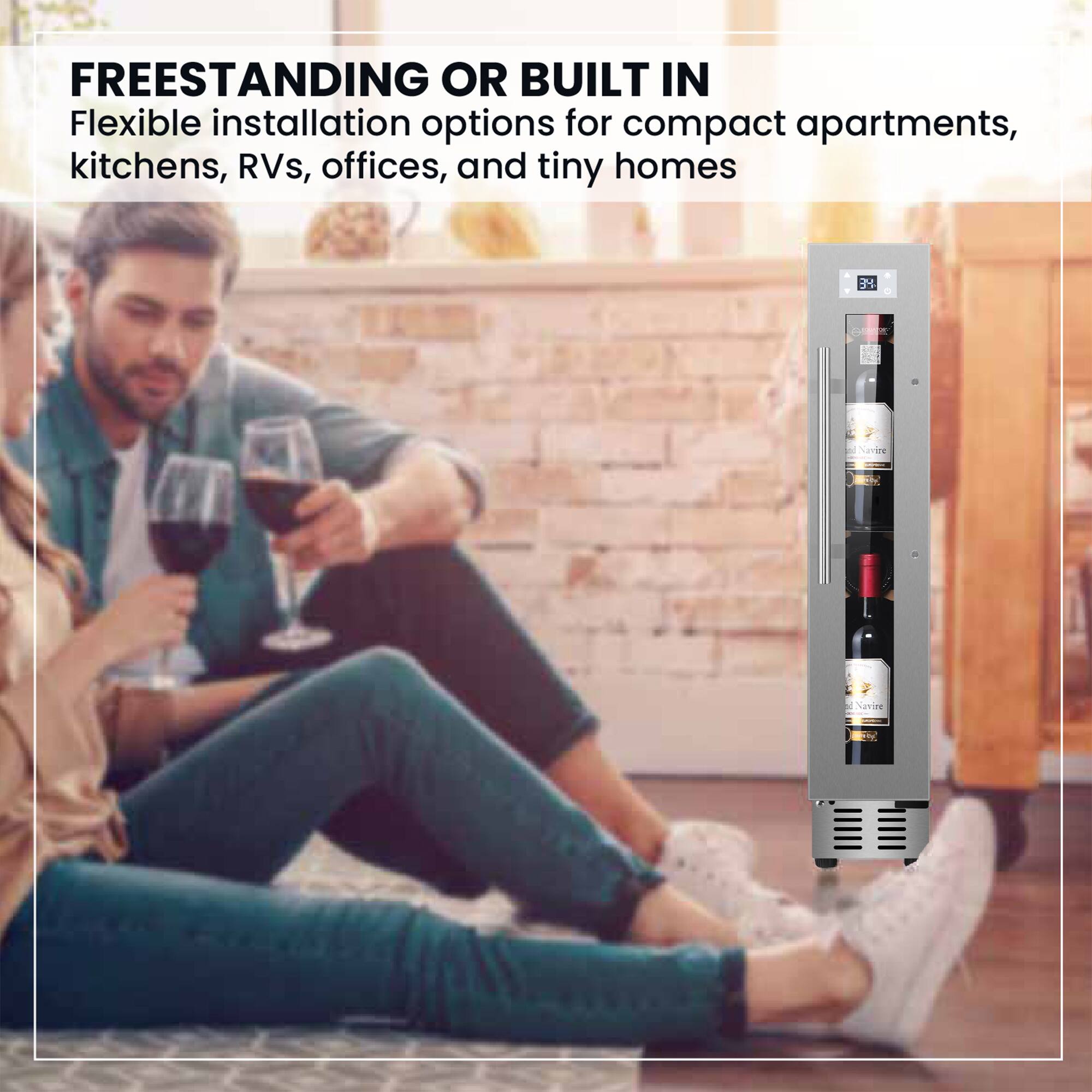 FREESTANDING OR BUILT IN  
Flexible installation options for compact apartments, kitchens, RVs, offices, and tiny homes