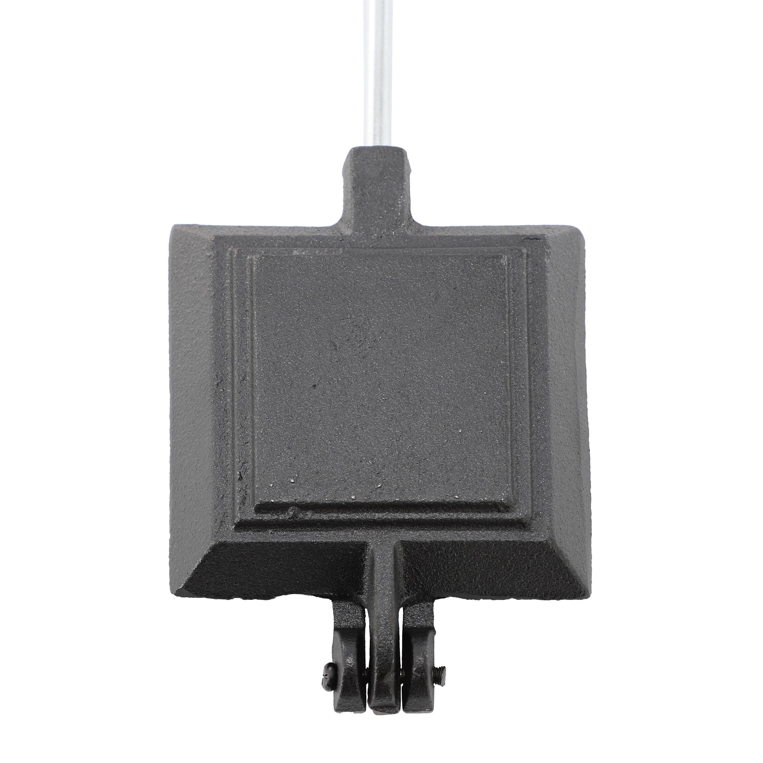 Alt View 2. Mega Chef - Megachef 4.3 Inch Cast Iron Pie Iron Outdoor/Camping Cookware with Long Handle - Black.