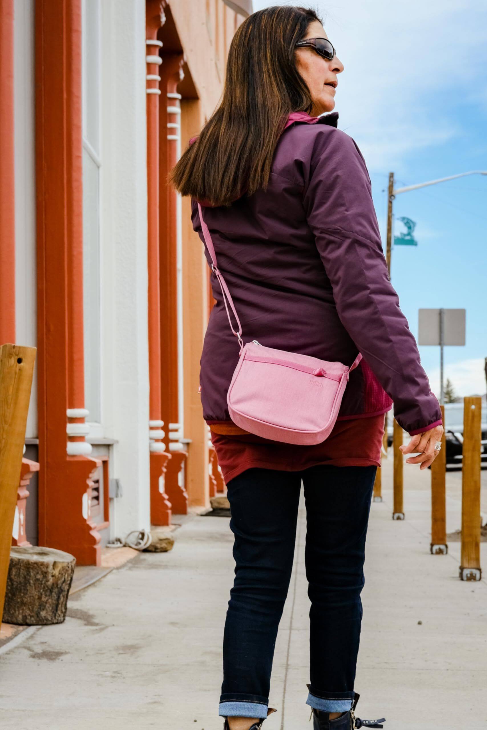 Alt View 1. Haiku - Haiku Lark Crossbody Bag - Cherry Blossom.