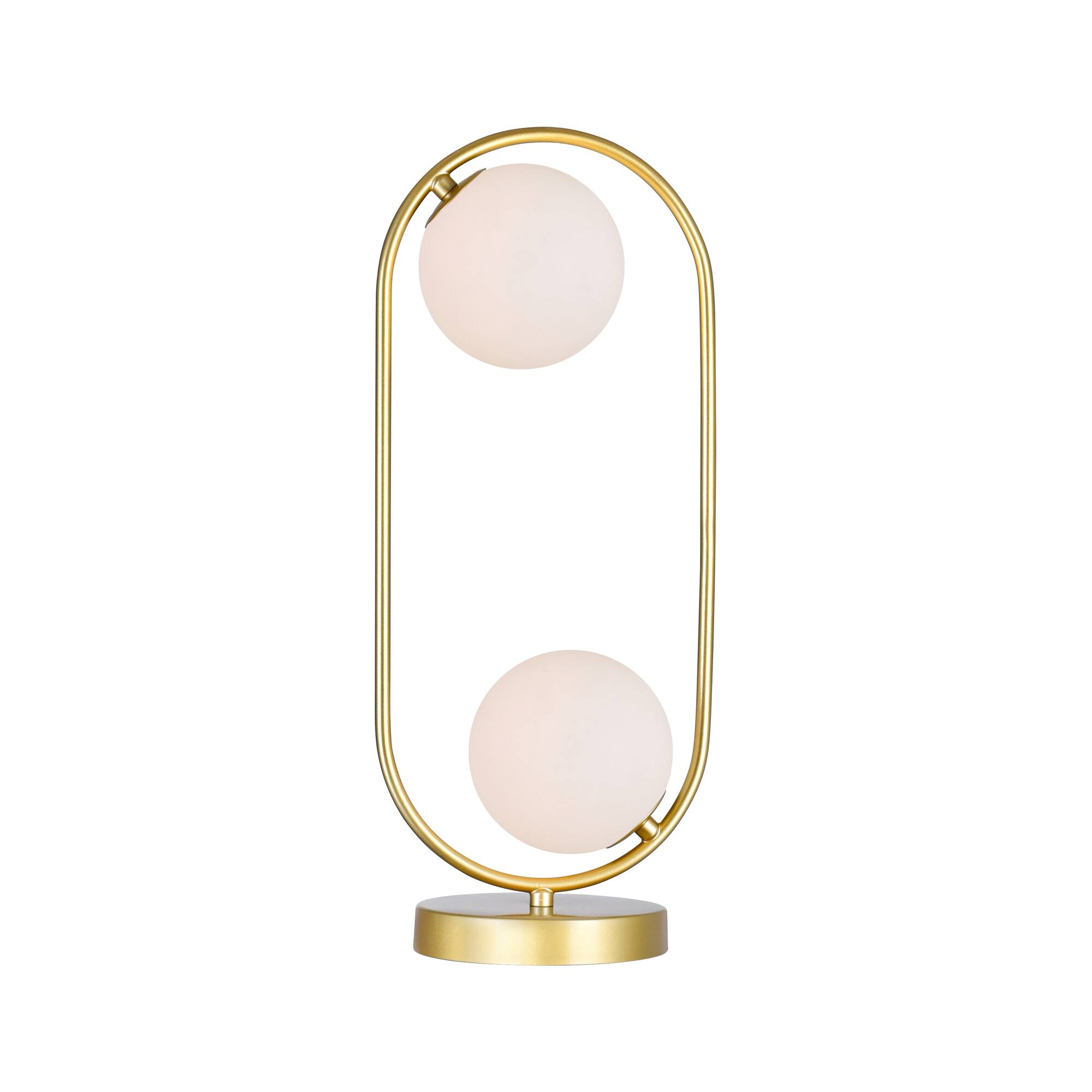 Front. CWI Lighting - Celeste 2 Light Lamp With Medallion Gold Finish - Medallion Gold.