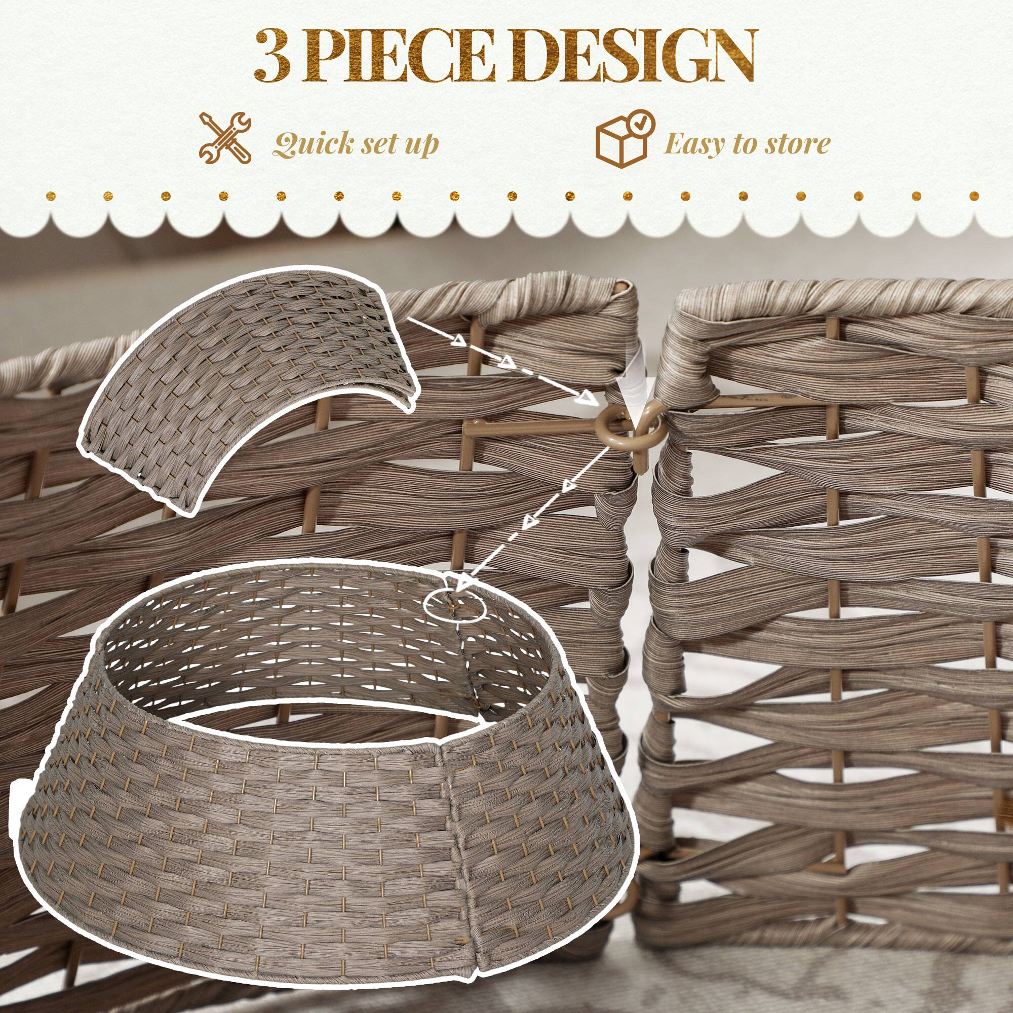 3 PIECE DESIGN

Quick set up

Easy to store