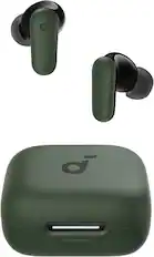 Front. Soundcore - by Anker P30i True Wireless Noise Cancelling Earbuds - Green.
