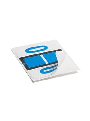 Alt View 4. Smead - BCCR Color Coded Alphabetic Labels, 1" x 1.25", 500/Roll - Blue.
