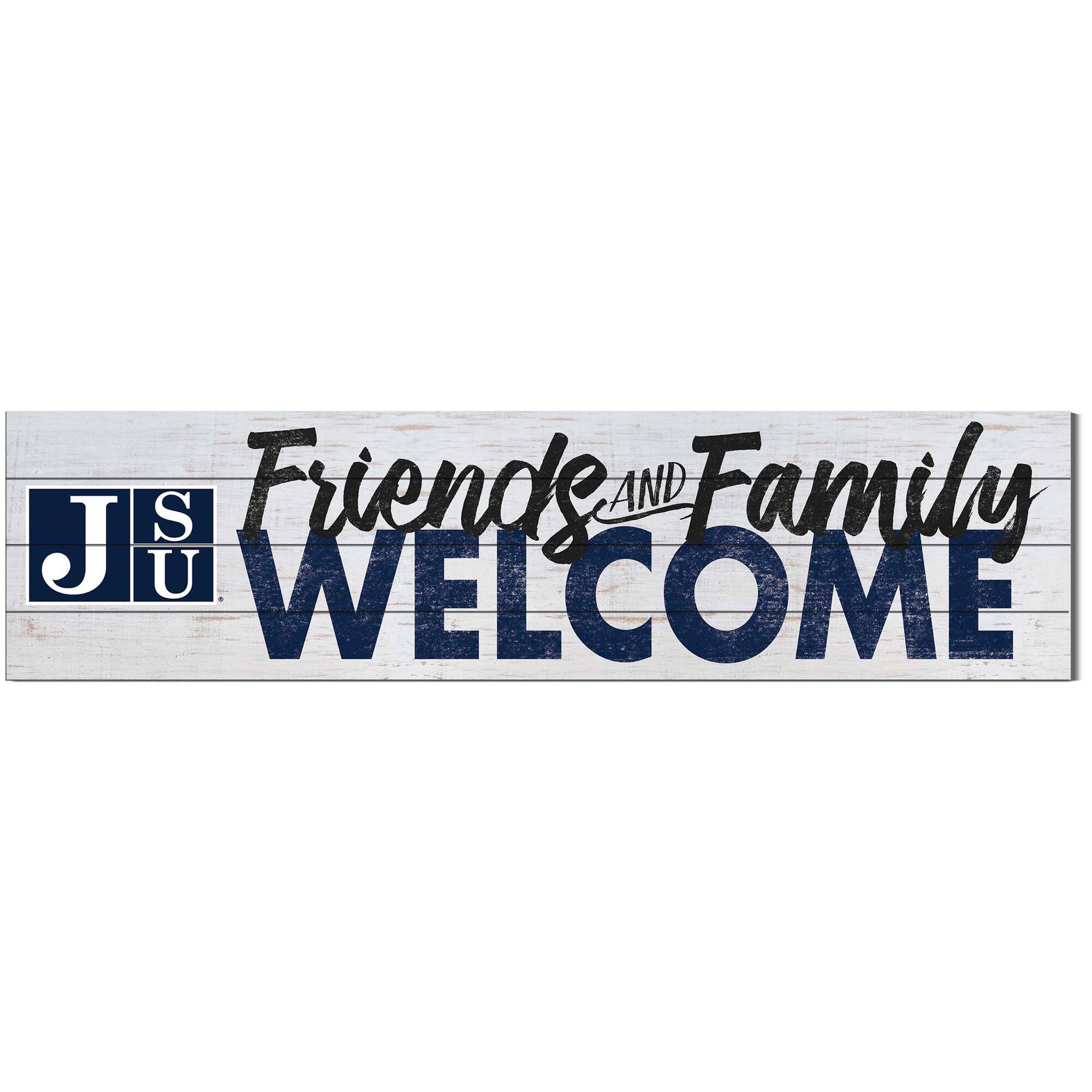 Jackson State Tigers 10'' x 40'' Friends & Family Welcome Sign