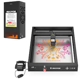 Mecpow - X4 22W Laser Engraver & B40W Laser Module Combo Set, High-Speed Cutting & Precision Engraving for Wood Metal Acrylic