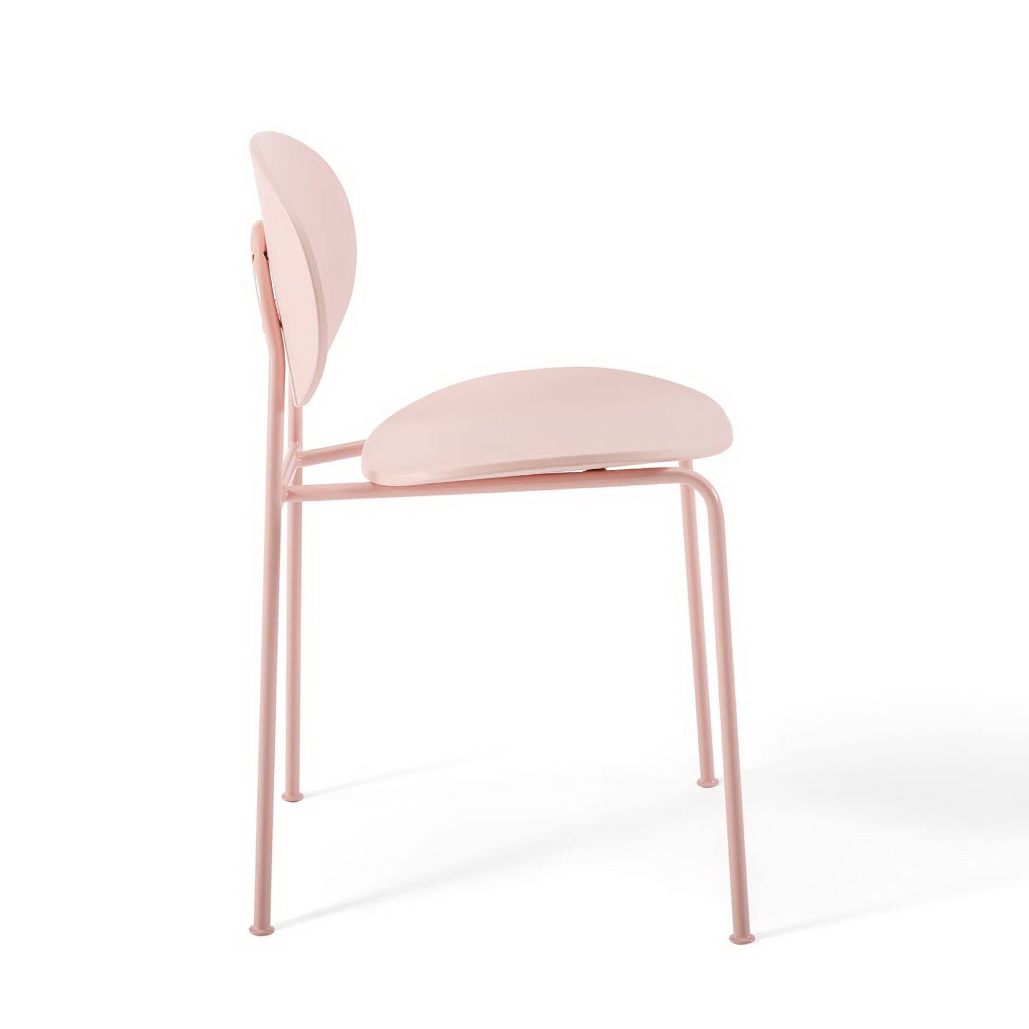 Alt View 2. Modway - Palette Dining Side Chair Set of 2 by Modway - Pink.