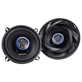 AutoTek - Street Machine 250 Watt 5.25" 2 Way Car Audio Coaxial Speakers, Pair - Black