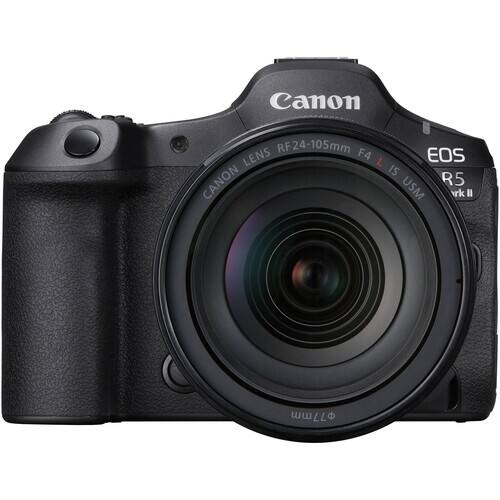 Bundle Canon EOS R5 Mark II Mirrorless Camera with 24 105mm f/4