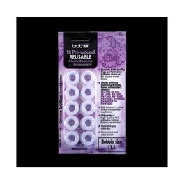 Brother - Pre-Wound Embroidery Bobbins - 10-Pack & 105 Yards/Bobbin