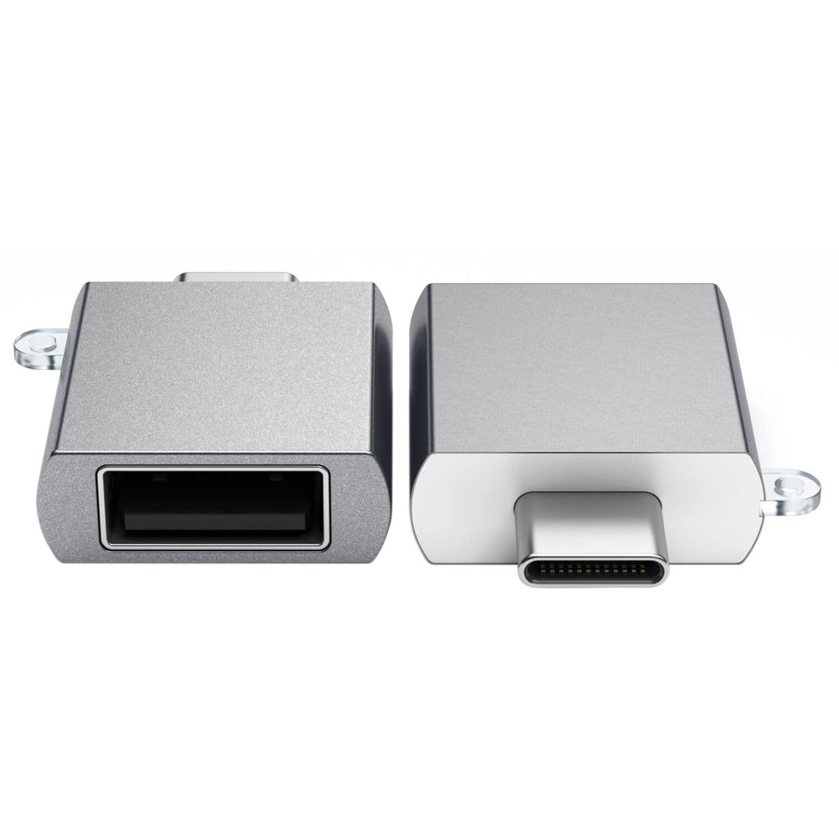 Satechi - Aluminum USB 3.0 Type-C to Type-A Adapter - Space Gray