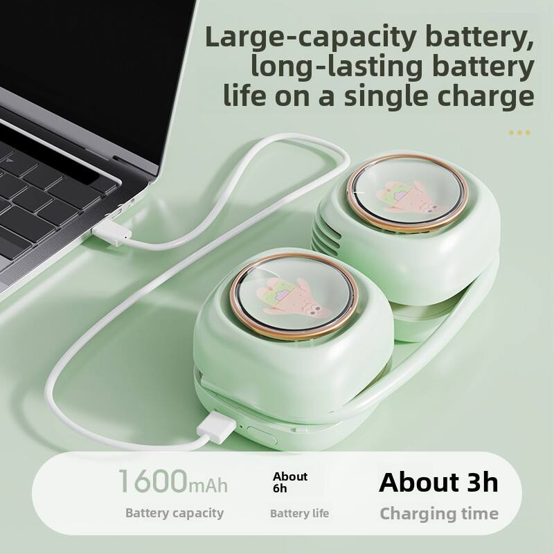 Large-capacity battery, long-lasting battery life on a single charge

1600mAh  
Battery capacity

About 6h  
Battery life

About 3h  
Charging time