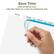 Save Time
Label all tabs at once with clear labels for a clean & professional look.
PROFIT
SHARE
TRENDS
SALES