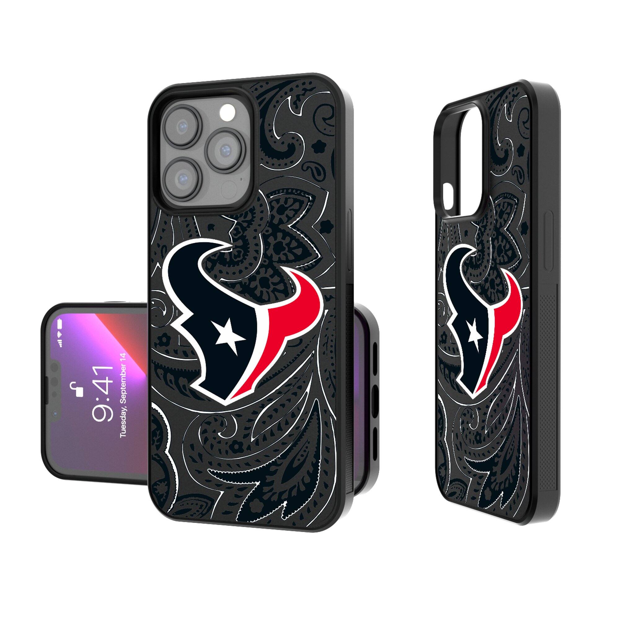 Keyscaper - NFL - Houston Texans - iPhone Paisley Design Bump Case - 15 Pro Max - Multicolor price history on PriceWatchPro