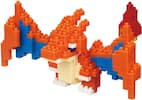 Front. Bandai - Mega Charizard Y - Pokémon - Nanoblock Pokémon Series 2.4" Figure.