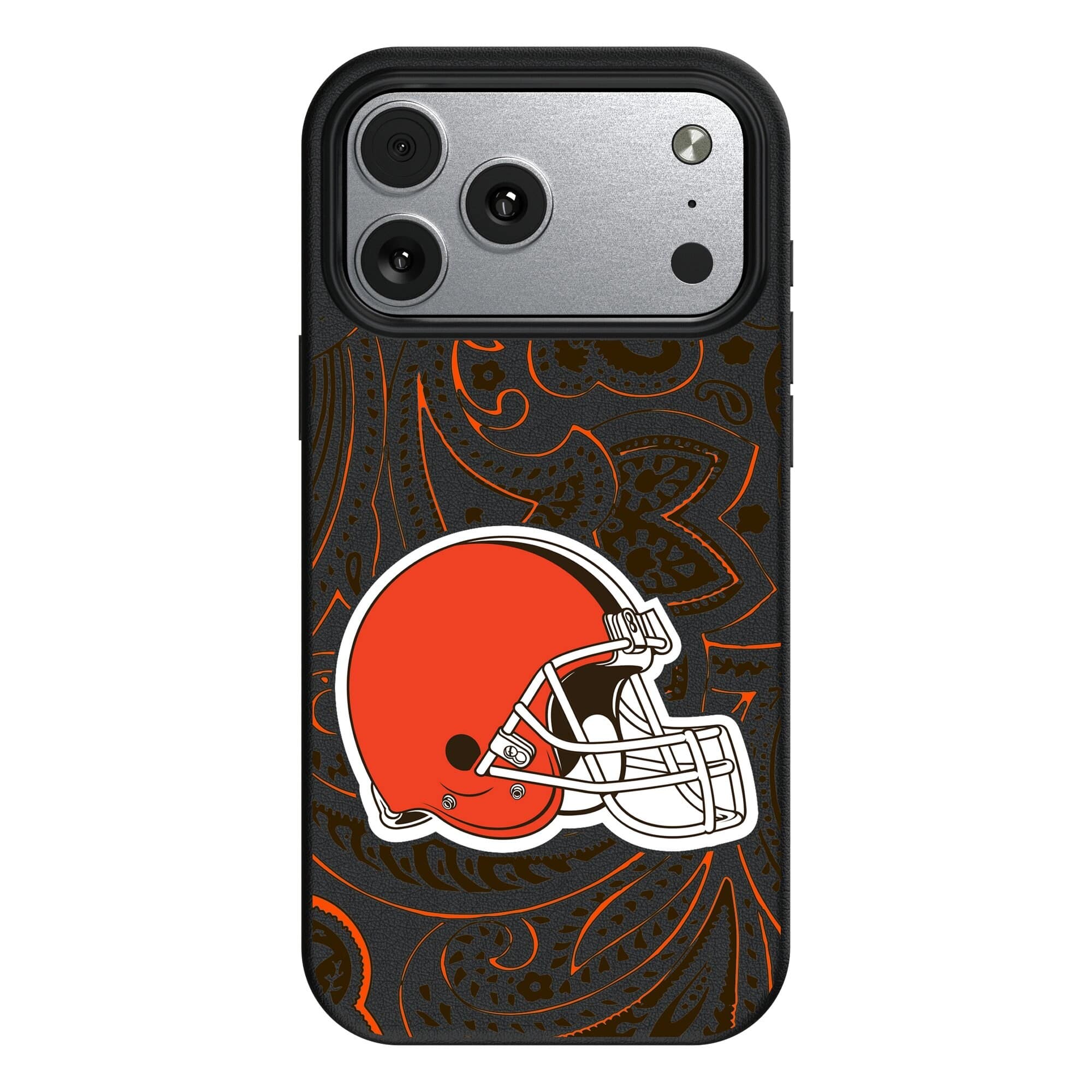Keyscaper - NFL - Cleveland Browns Paisley iPhone Magnetic Bump Case - 17 - Black price history on PriceWatchPro