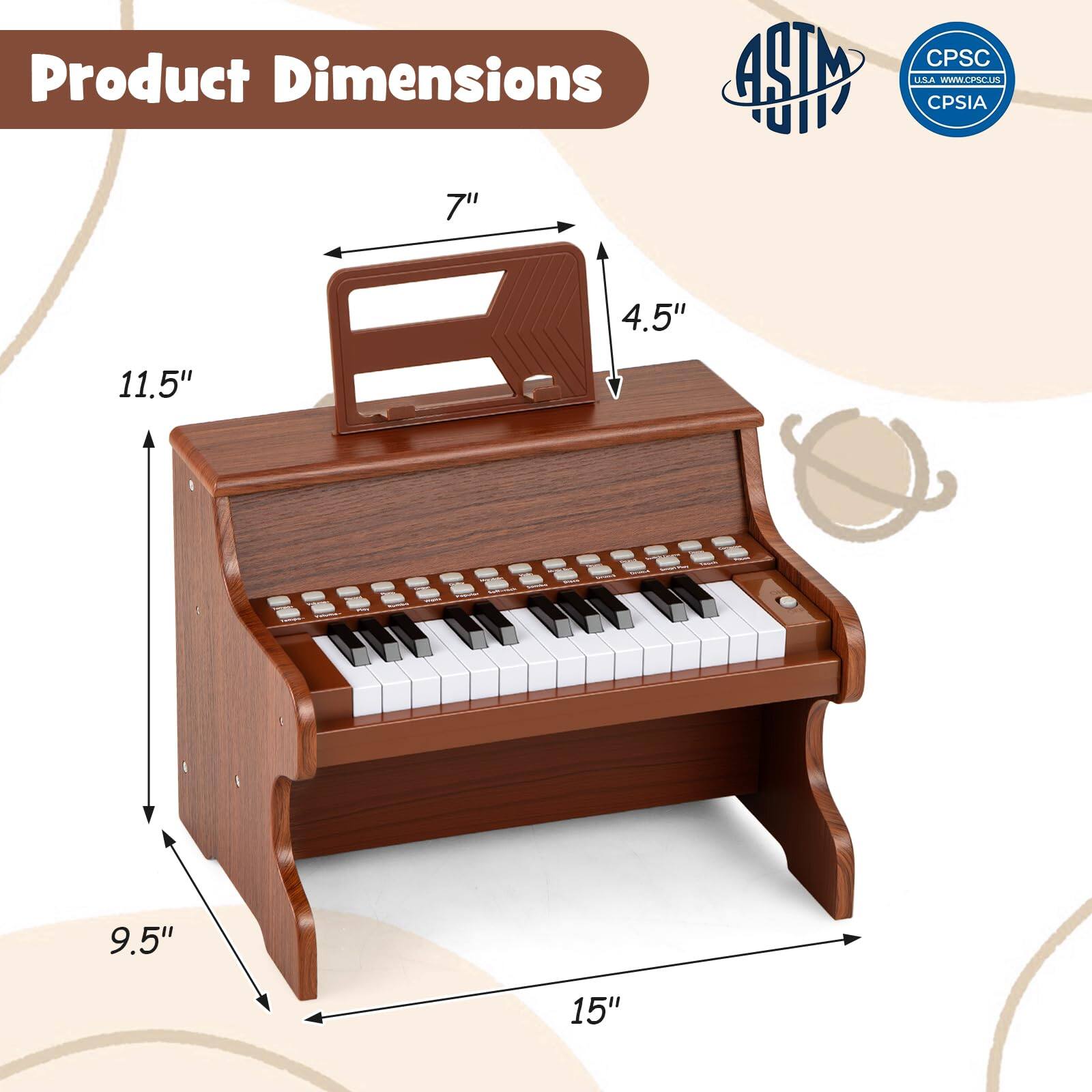 Product Dimensions  
MUII 7" CPSC USA WWW.CPSC.US CPSIA  
4.5" 11.5" 9.5" 15"