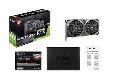 MSI NVIDIA GeForce RTX 3060 Ventus 2X 12G OC 12GB GDDR6 PCI MSI NVIDIA GeForce RTX 3060 Ventus 2X 12G OC 12GB GDDR6 PCI