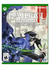 XBOX SERIES X RAIDOU Remastered THE MYSTERY OF THE SOULLESS ARMY MATURE 17+ JEUNES ADULTES 17+ M ESRB ATLUS