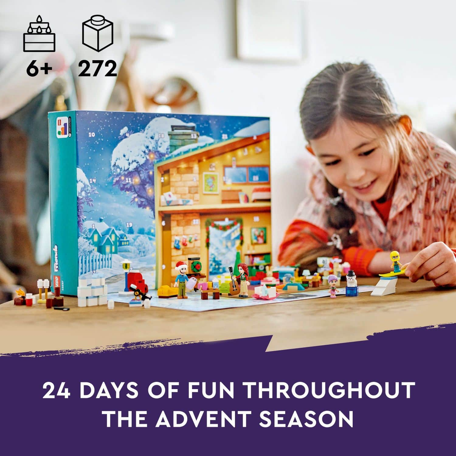 LEGO Friends 2024 Advent Calendar Christmas Toy for Kids 42637 6471917