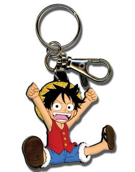 Great Eastern - One Piece: SD Luffy PVC Keychain - Silver