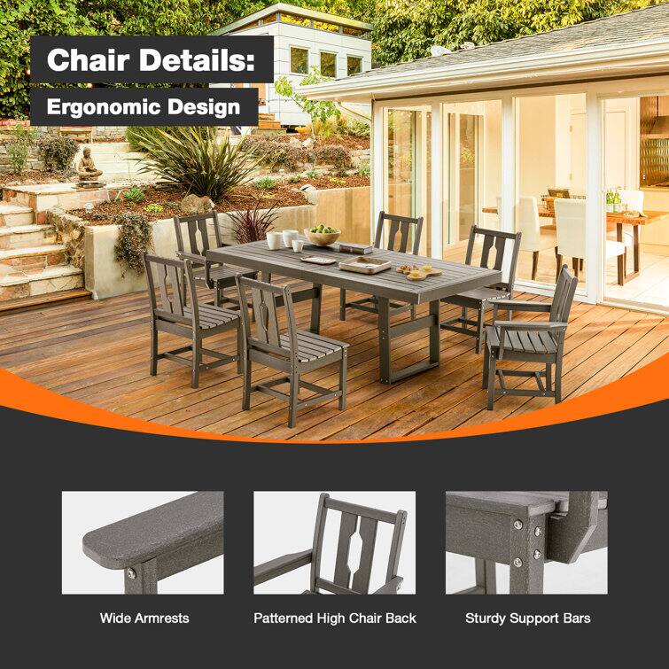 Chair Details:  
Ergonomic Design  
Wide Armrests  
Patterned High Chair Back  
Sturdy Support Bars