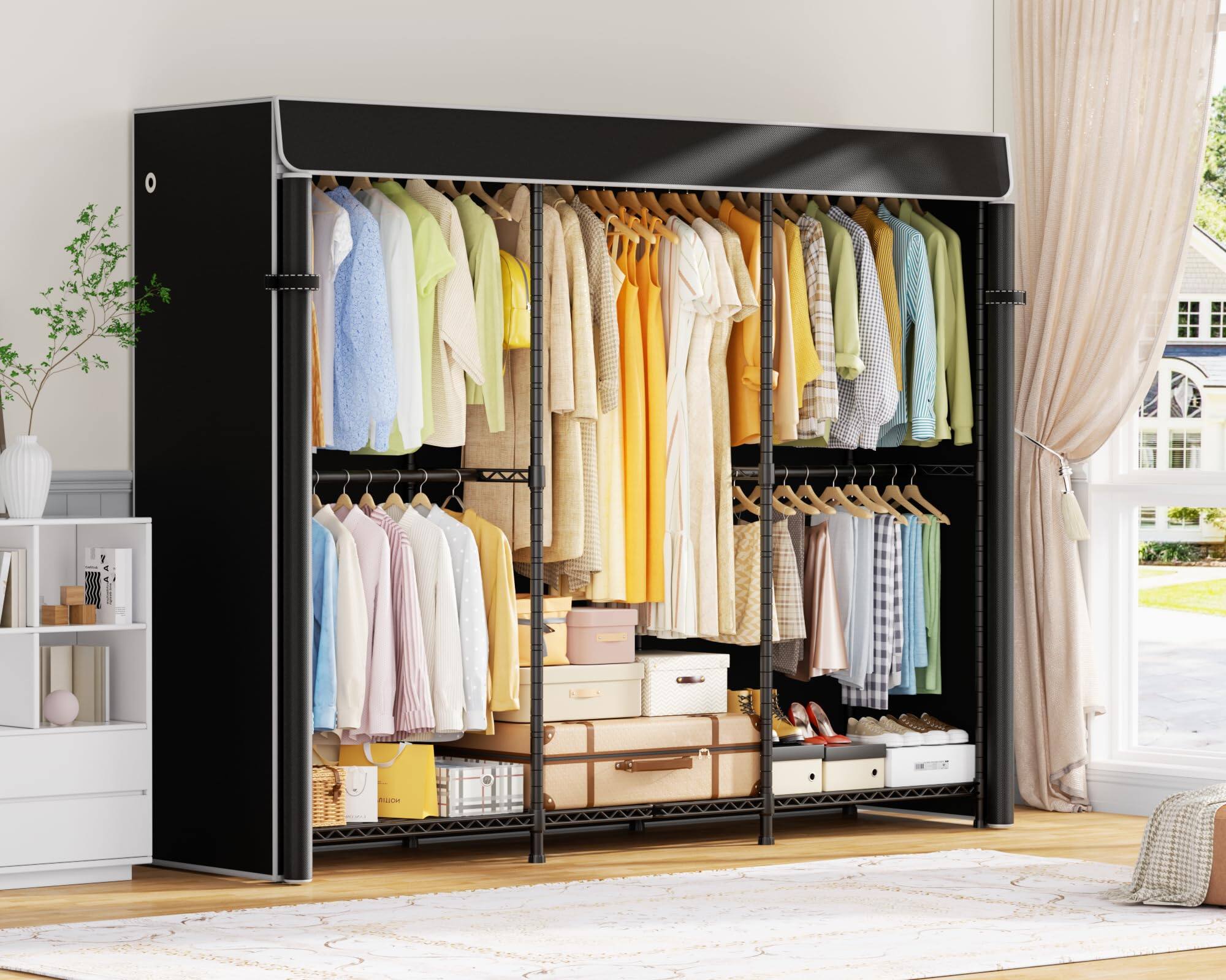 Cedar Assembly E14c Heavy Duty Closet Organizer System Freestanding ...