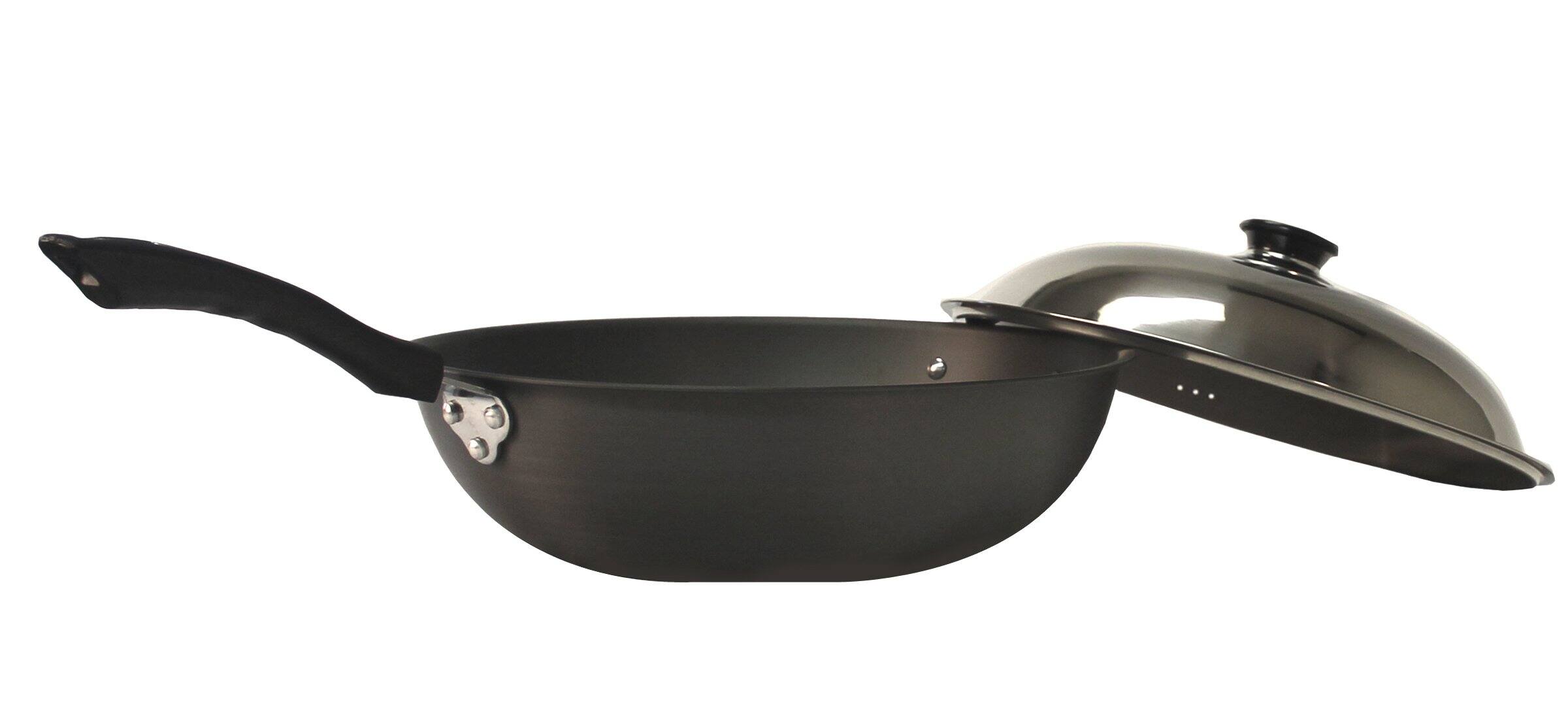 SPT - 13.4″ Hard-Anodized Wok - Black