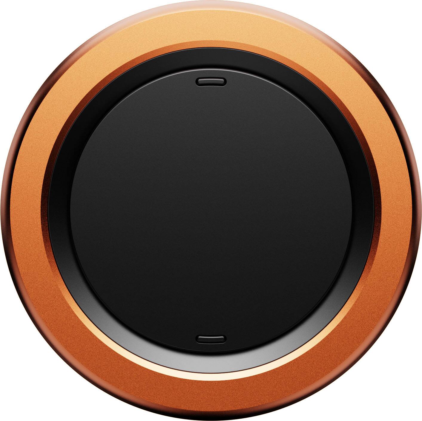 Front. OhSnap - Snap Magnetic UltraThin Universal Phone Grip and Stand with MagSafe Charge- Thru for Apple iPhones/Universal - Hot Orange.