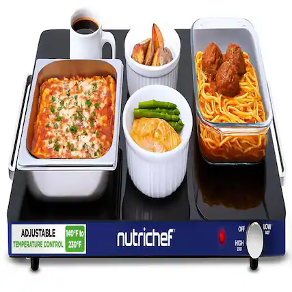 ADJUSTABLE 140°F to 230°F TEMPERATURE CONTROL
nutrichef
OFF HIGH 230°F LOW 140°F