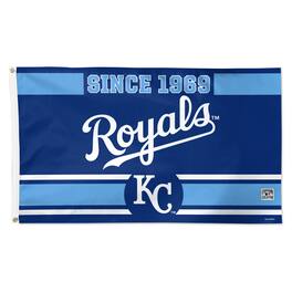WinCraft - Kansas City Royals 3' x 5' Single-Sided Franchise Establishment Deluxe Flag - Multicolor
