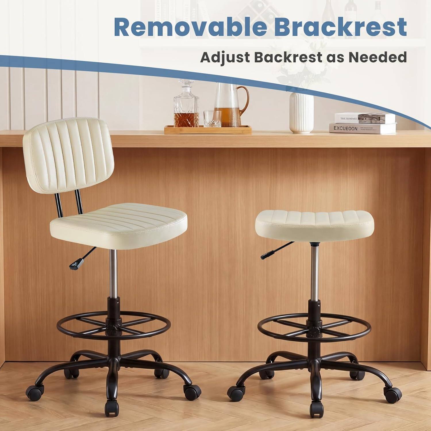 Removable Brackrest  
Adjust Backrest as Needed  
THK IMNA EXCUEOON