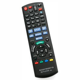 ZdalaMit - Replacement Remote N2QAYB000719 fit for Panasonic Blu-ray Disc DVD Player DMP-BDT220 DMPBDT220 DMP-BDT120 DMP-BDT220CP - Black