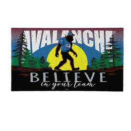 Evergreen Enterprises - Colorado Avalanche 28" x 16" Bigfoot Believe in Your Team Turf Door Mat - Multicolor