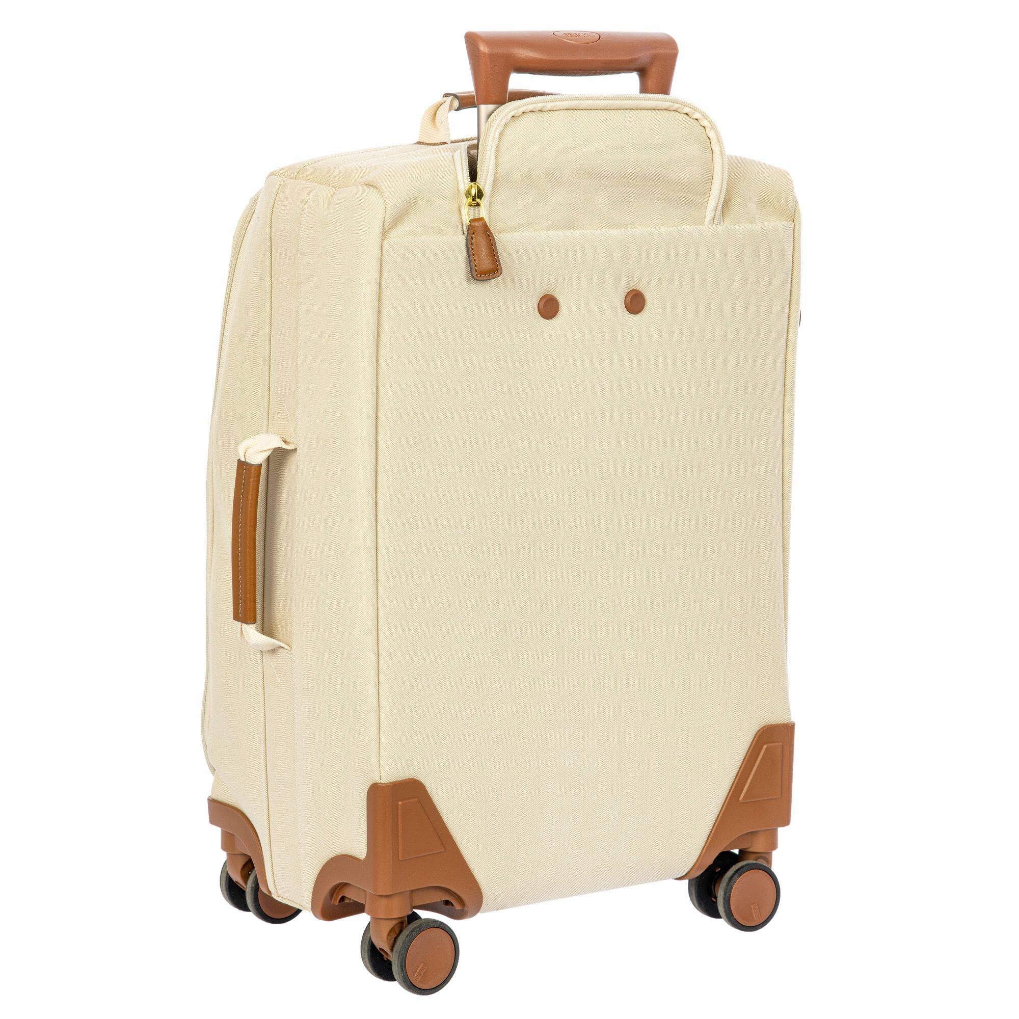 Left. Bric's - Volterra 21" Carry On Spinner Luggage - Cappuccino.