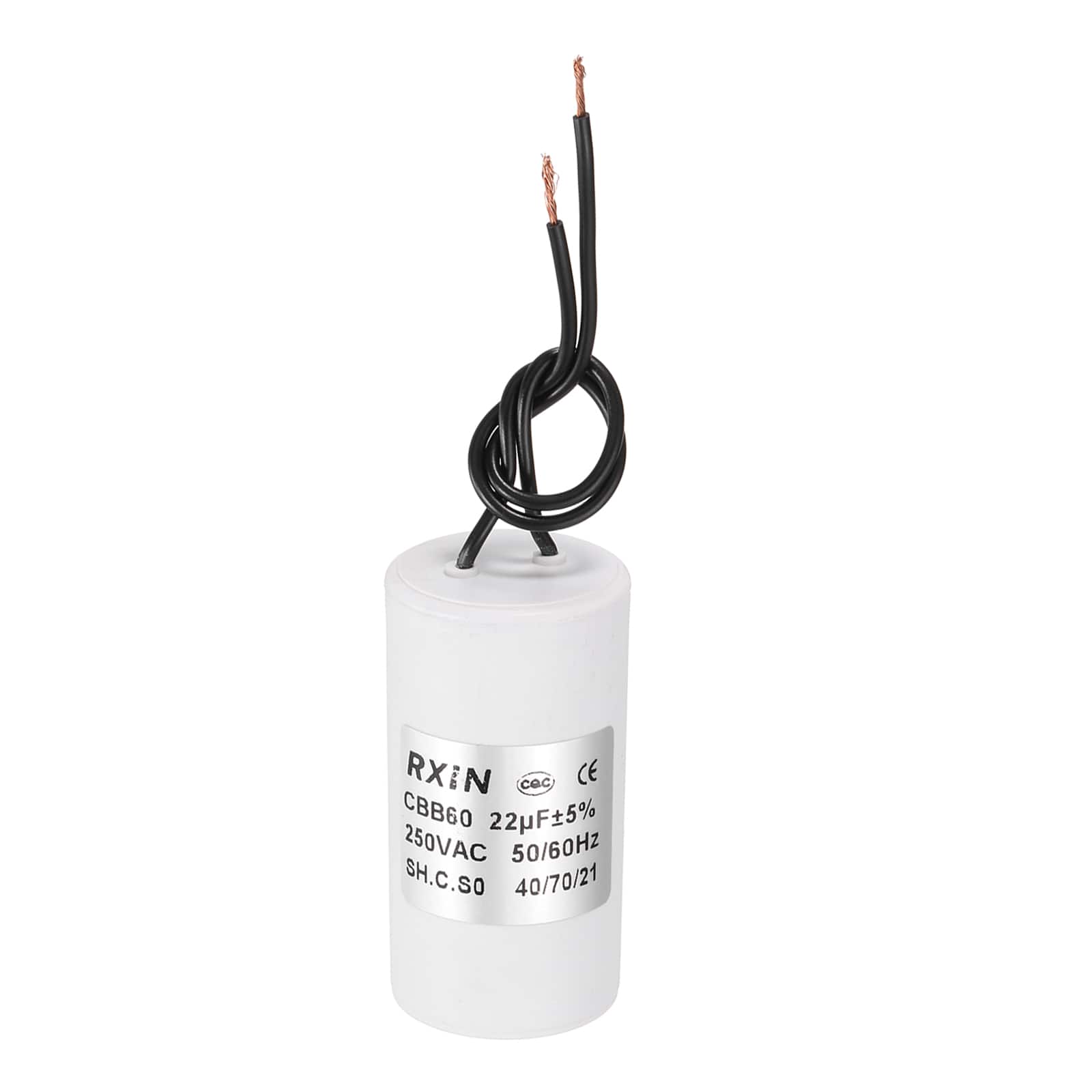Unique Bargains - 22uF CBB60 Running Capacitor, AC 250V Cylinder 2 Wire for Air Conditioner, Compressor, Washing Machine - White price history on PriceWatchPro