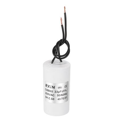 RXIN
CBB60 22µF ±5%
250VAC 50/60Hz
SH.C.SO
40/70/21