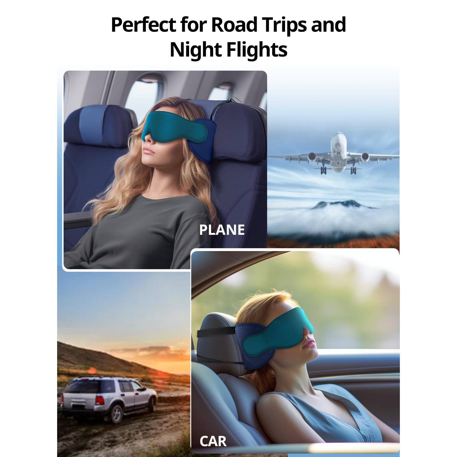 Perfect for Road Trips and Night Flights

PLANE

CAR