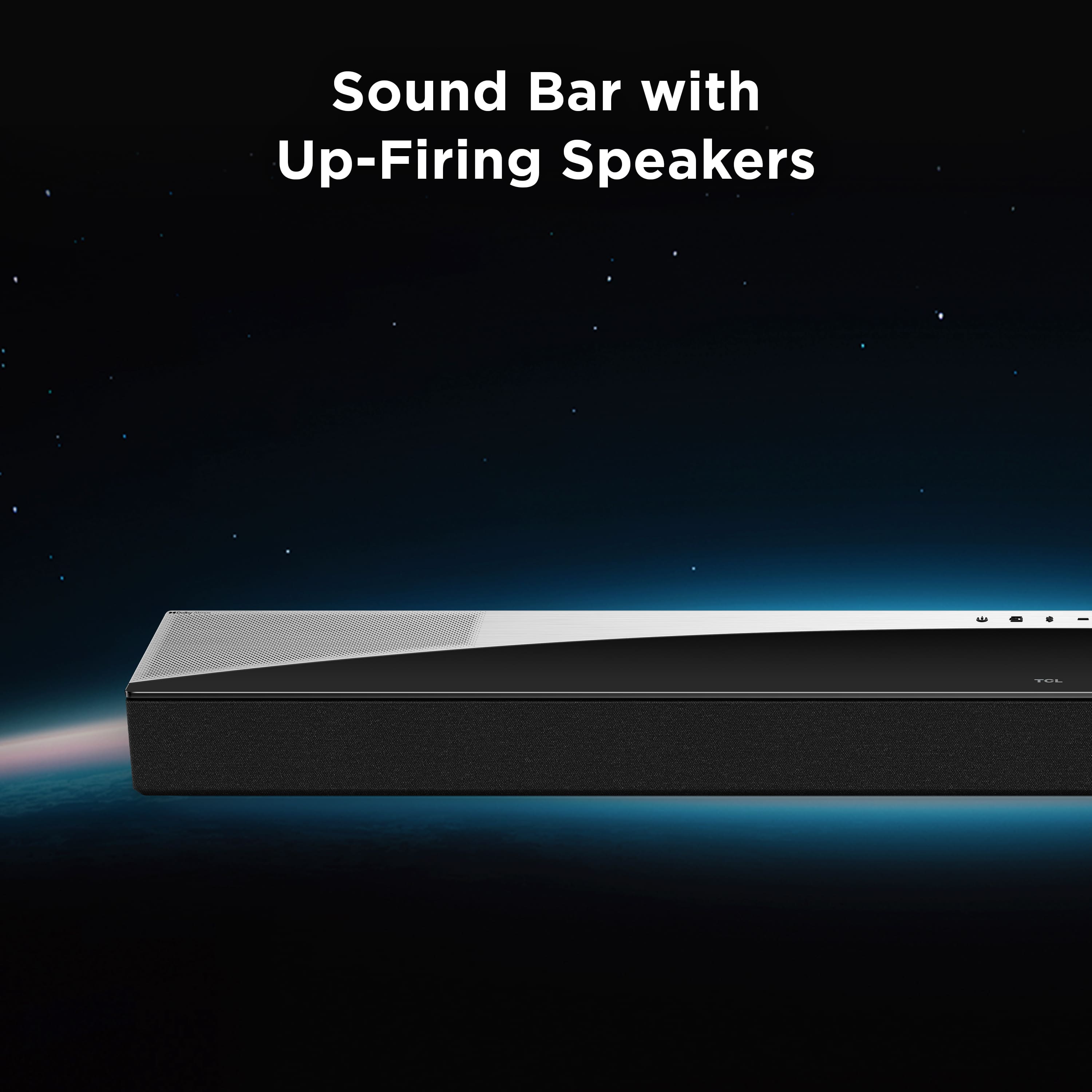 Sound Bar with Up-Firing Speakers
