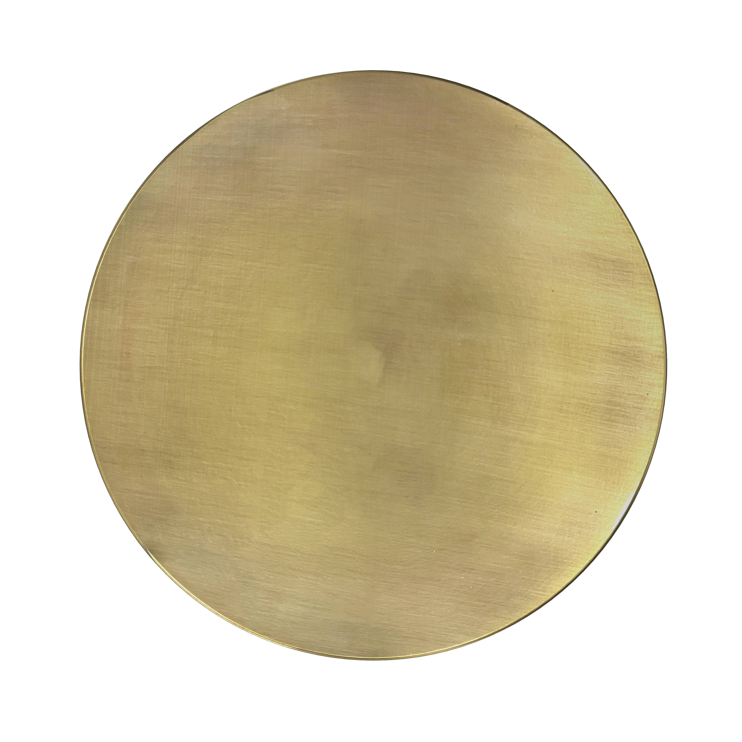 Back. Simpli Home - Melene Modern Contemporary 12 inch Wide Metal Side Table in Gold/Grey - Gold/Grey.