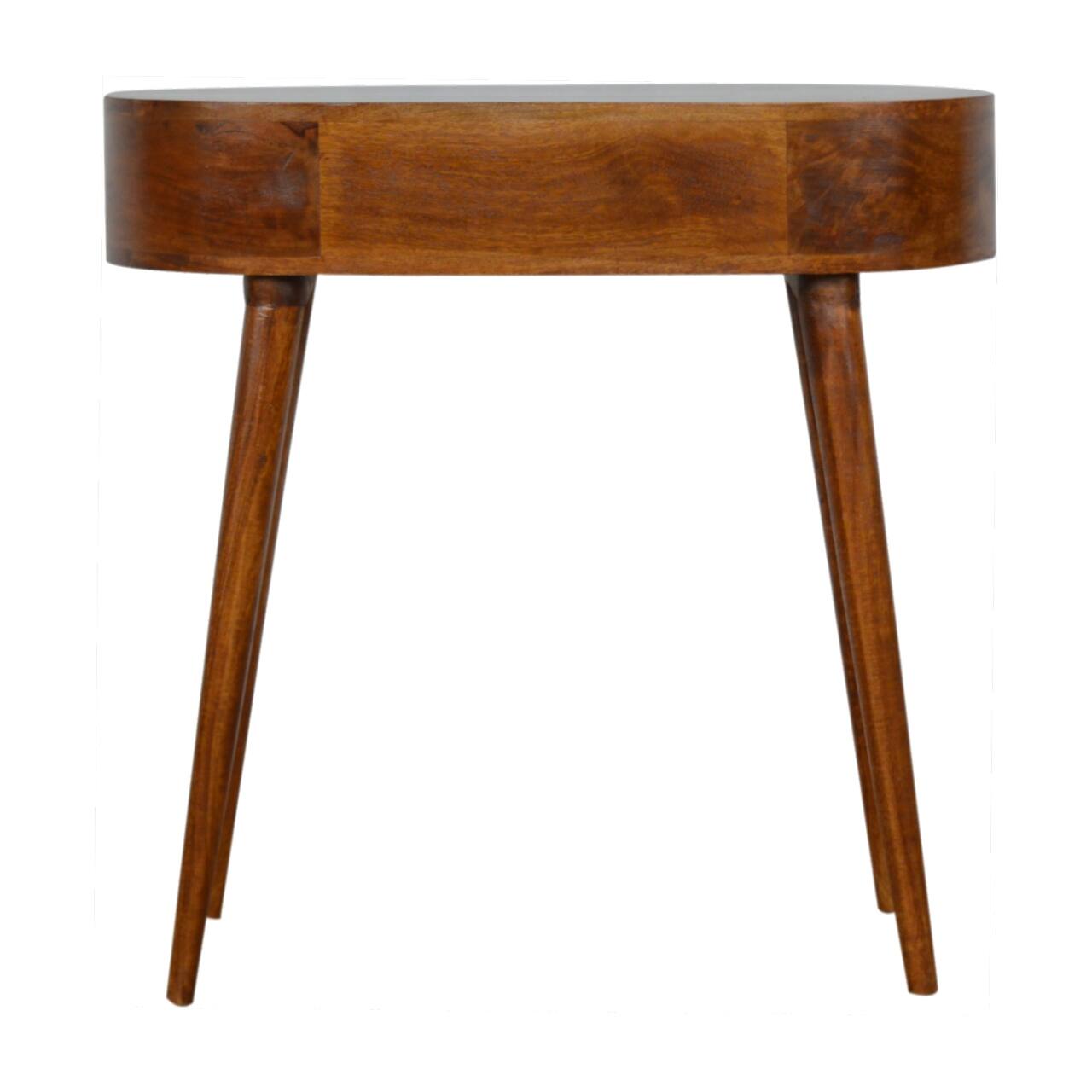 Alt View 6. Artisan Furniture - Artisan Furniture Solid Wood Albion Chestnut Console, 1 Drawer, Brown - Brown.