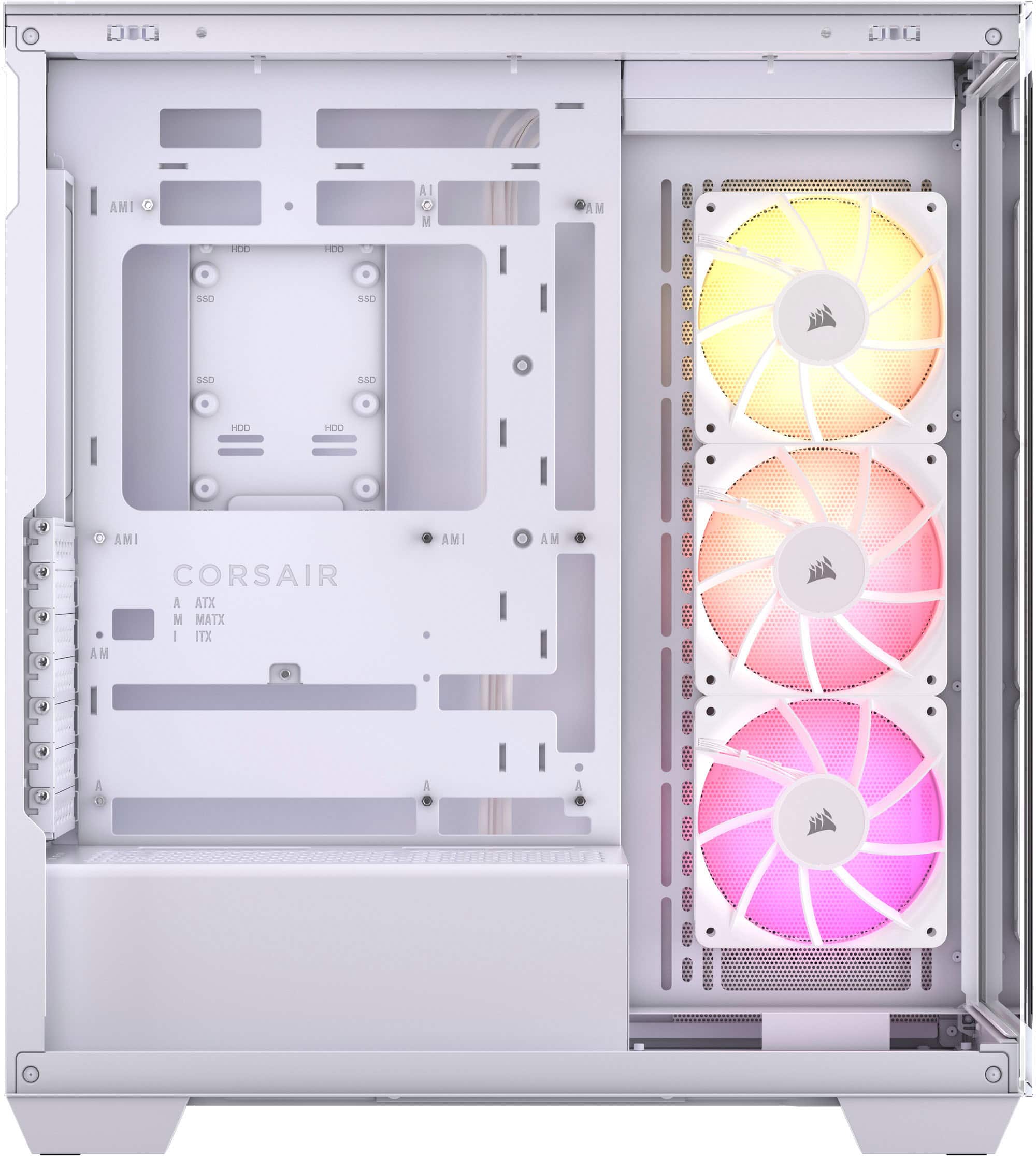 新品未開封 CORSAIR 3500X Tempered Glass White Amazon.com: CORSAIR 3500X ARGB Mid-Tower ATX PC Case