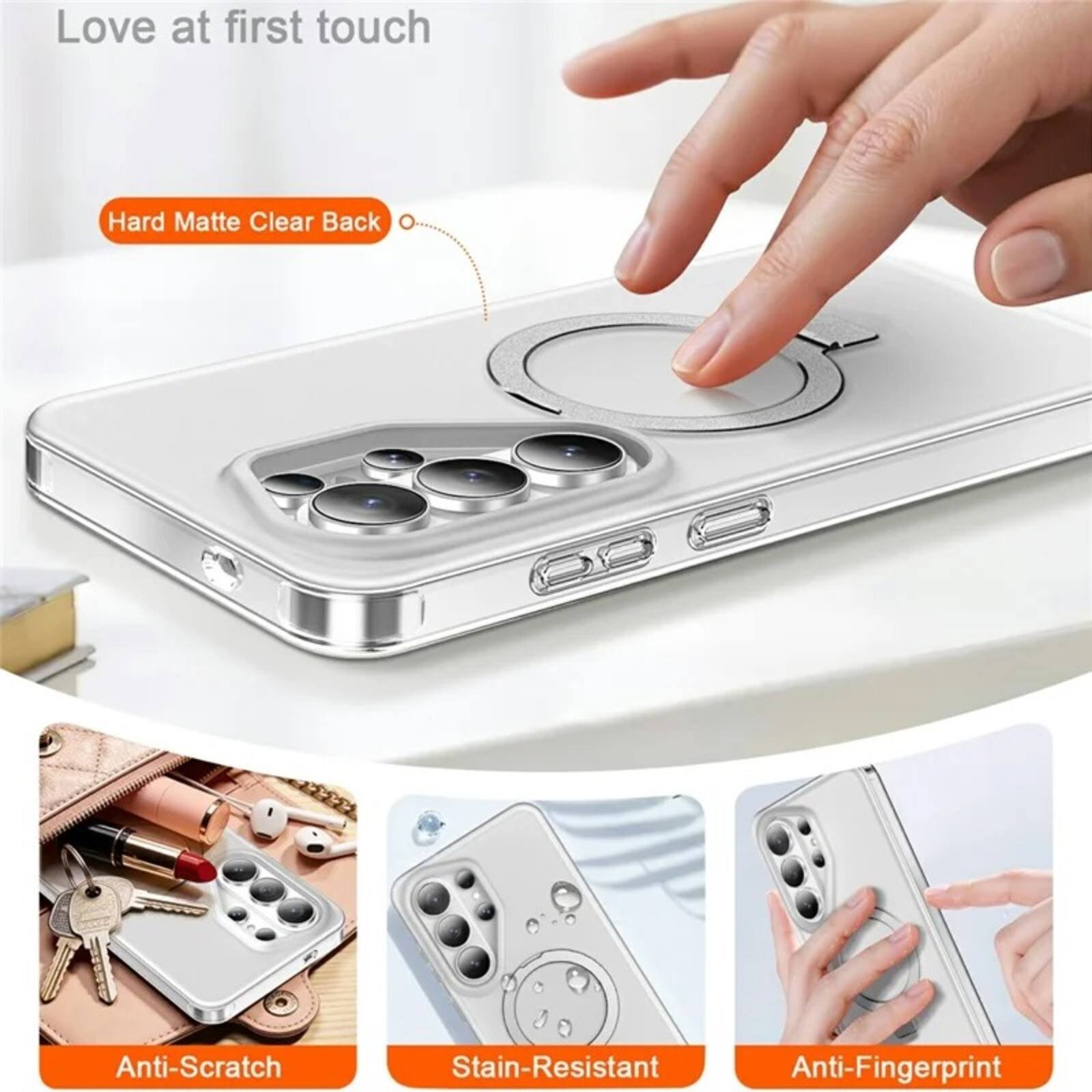 UUCOVER Magnetic Kickstand Case for Samsung Galaxy S26 Ultra with PET ...