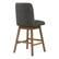 Alt View 12. OSP Home Furnishings - Finley 30" Swivel Barstool 2-Pack - Charcoal/Med Oak.