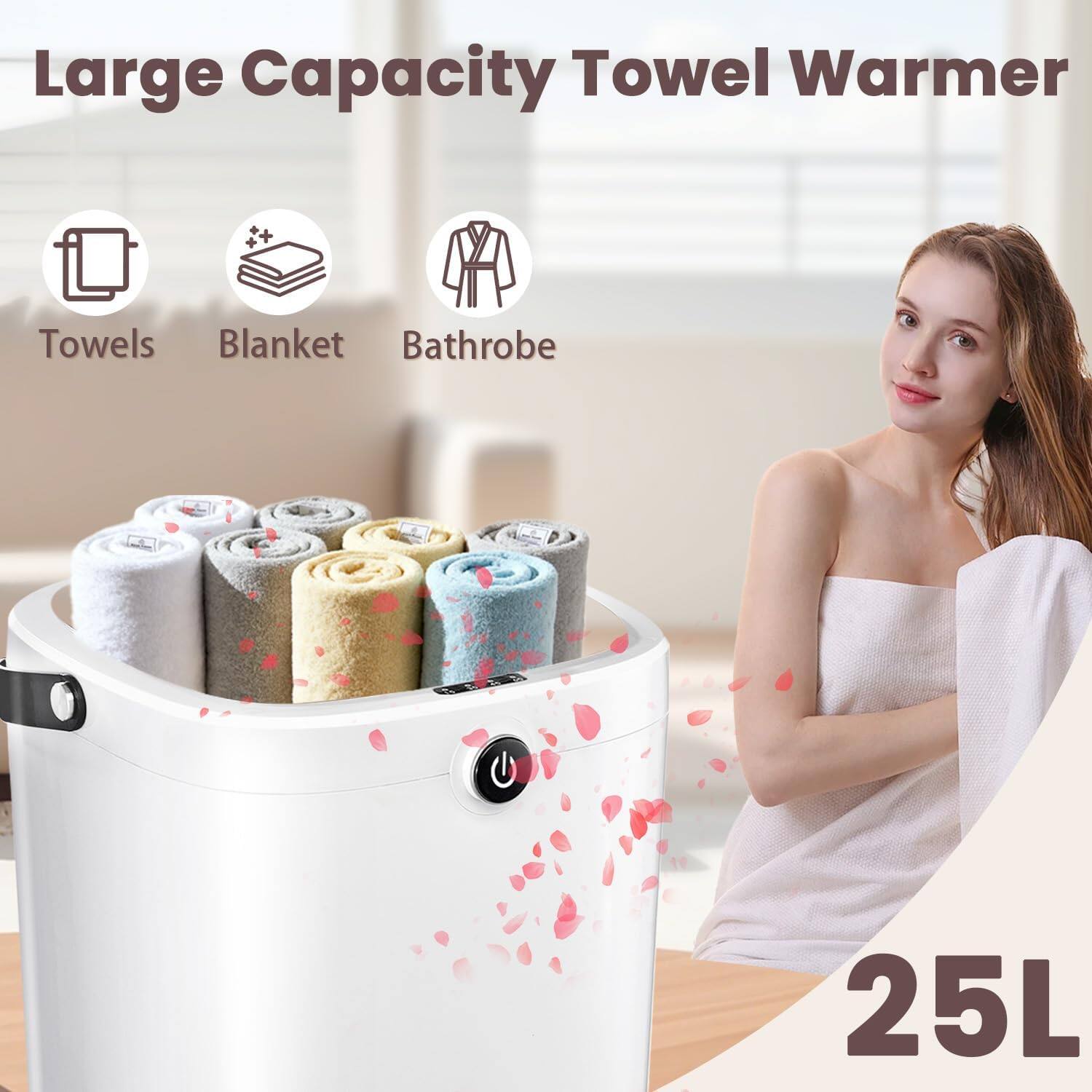 Large Capacity Towel Warmer

Towels Blanket Bathrobe

25L