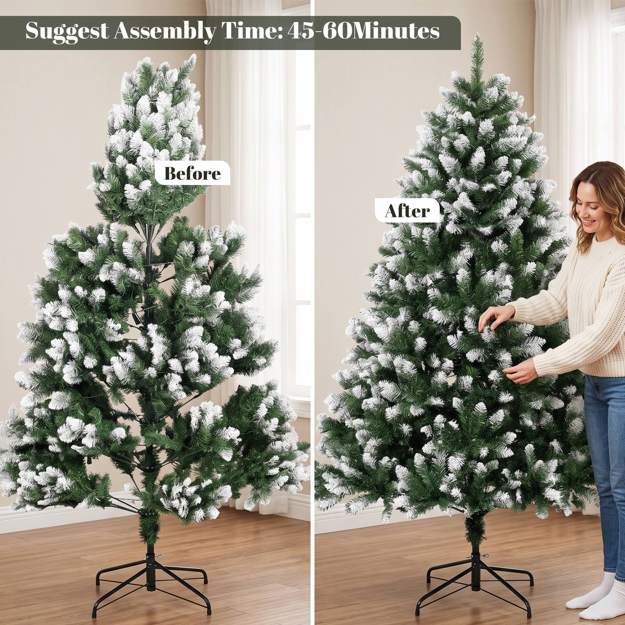 Suggest Assembly Time: 45-60 Minutes

Before

After