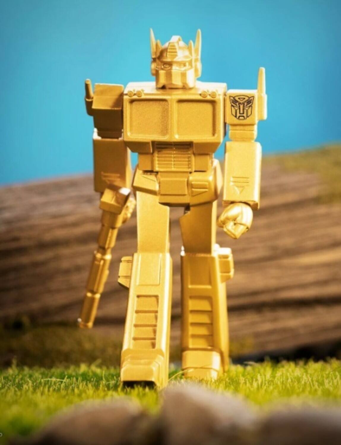 Alt View 1. Super7 - Transformers - Reaction Figures Wv1 - Optimus Prime (Golden Lagoon)   - COLLECTIBLES - Multicolor.