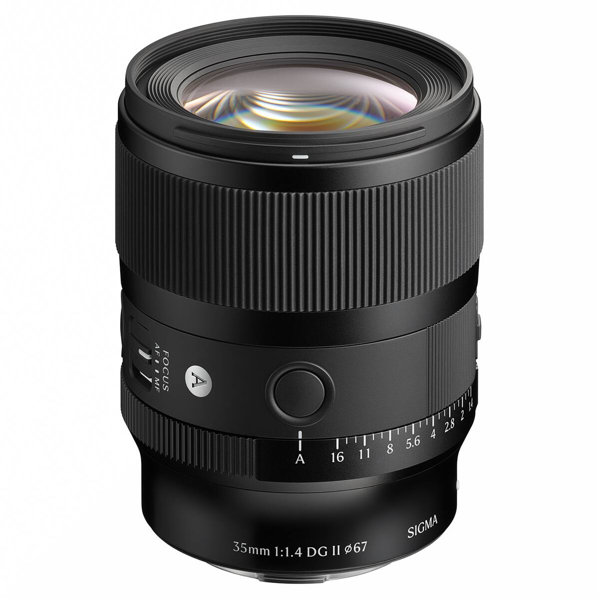 AFI MF  
FOCUS  
I A  
16 11 8 5.6 4 2.8  
35mm 1:1.4 DG II 67  
SIGMA