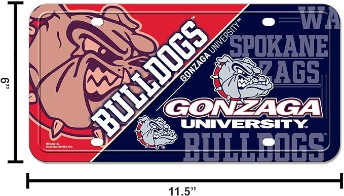 6" | WA  
BULLDOGS  
GONZAGA UNIVERSITY™  
SPOKANE ZAGS  
GONZAGA UNIVERSITY™  
BULLDOGS  
11.5"