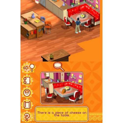 There is a piece of cheese on the table.